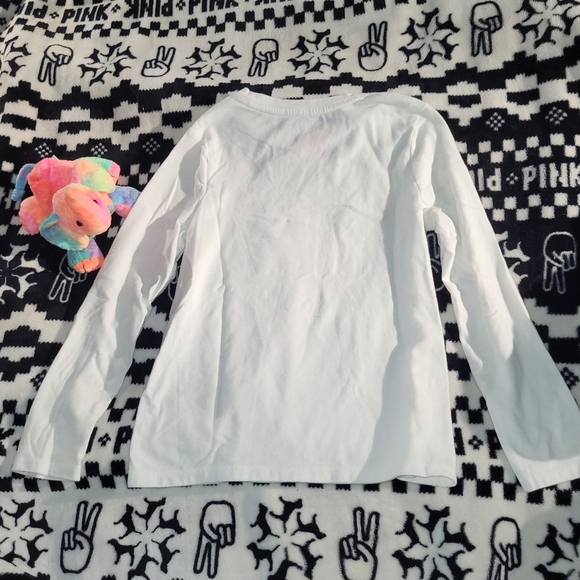 Cat & Jack unicorn believe long sleeve tee - Picture 4 of 4